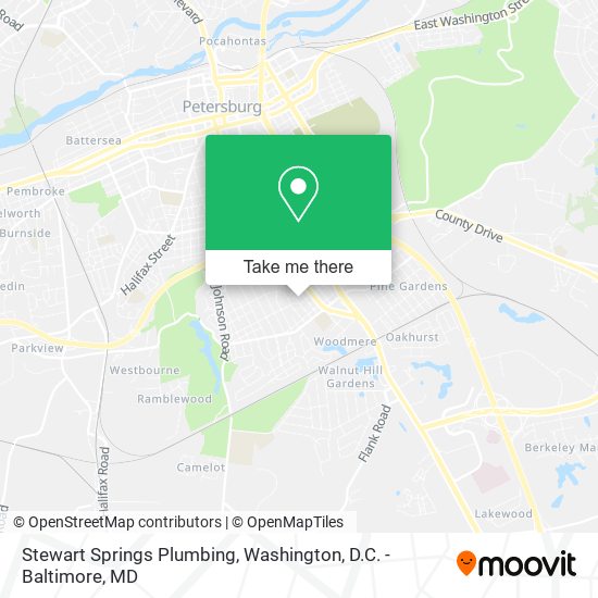 Stewart Springs Plumbing map