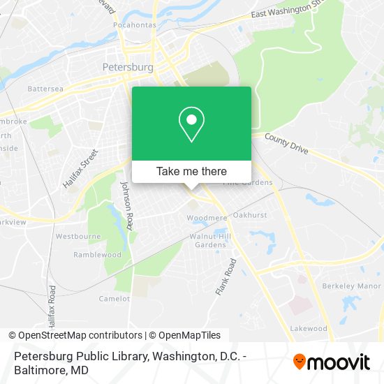 Petersburg Public Library map