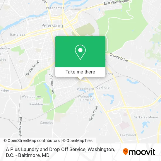 Mapa de A Plus Laundry and Drop Off Service