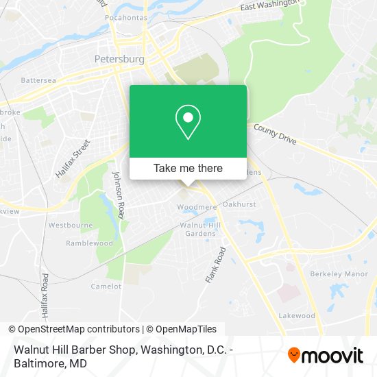 Walnut Hill Barber Shop map