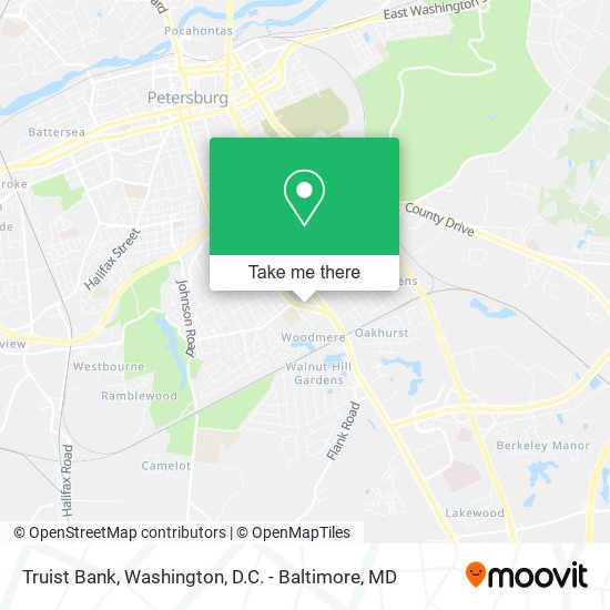 Mapa de Truist Bank