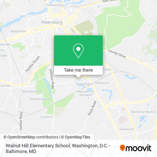 Mapa de Walnut Hill Elementary School