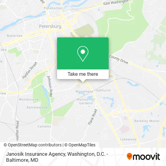 Janosik Insurance Agency map