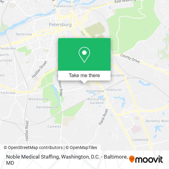 Noble Medical Staffing map