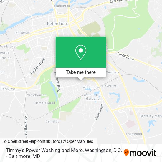 Timmy's Power Washing and More map
