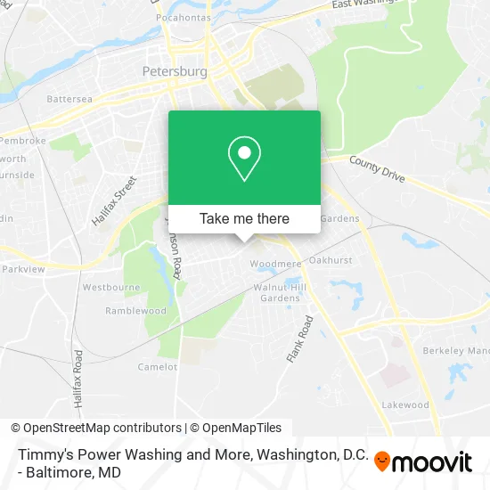 Mapa de Timmy's Power Washing and More