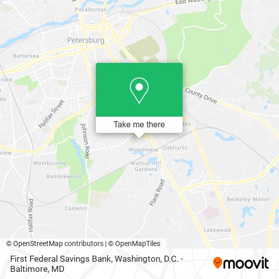 Mapa de First Federal Savings Bank