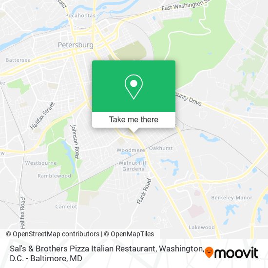 Sal's & Brothers Pizza Italian Restaurant map