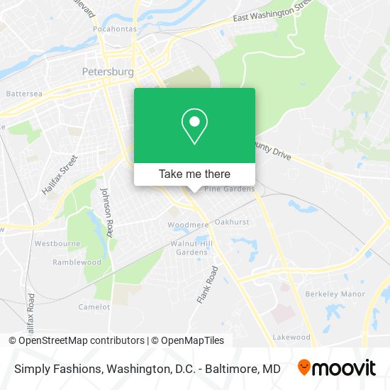 Mapa de Simply Fashions