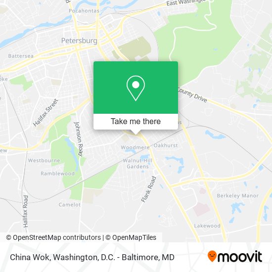 Mapa de China Wok