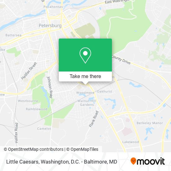 Mapa de Little Caesars