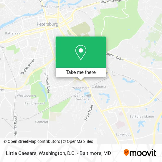 Mapa de Little Caesars