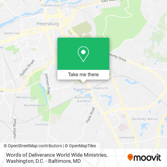 Words of Deliverance World Wide Ministries map