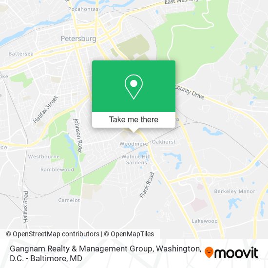 Mapa de Gangnam Realty & Management Group