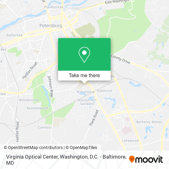 Mapa de Virginia Optical Center