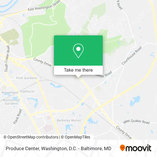 Produce Center map