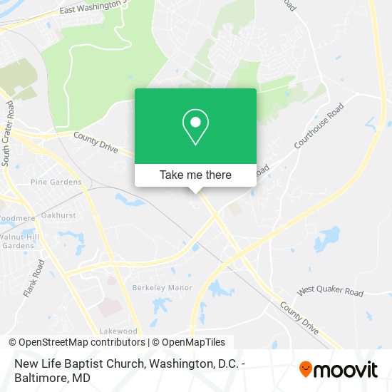 New Life Baptist Church map