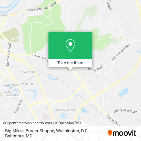 Big Mike's Burger Shoppe map
