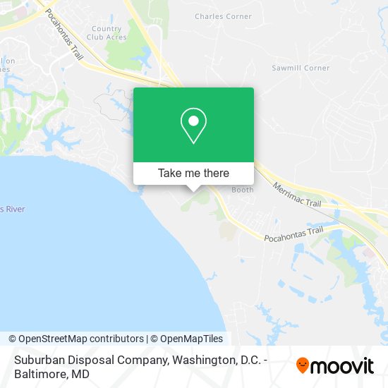 Suburban Disposal Company map