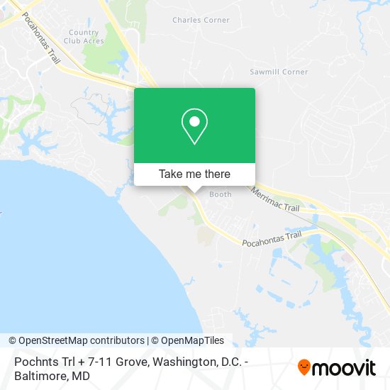 Mapa de Pochnts Trl + 7-11 Grove