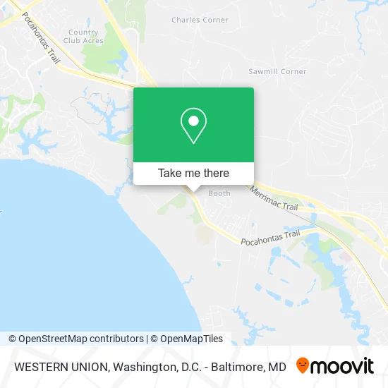 WESTERN UNION map