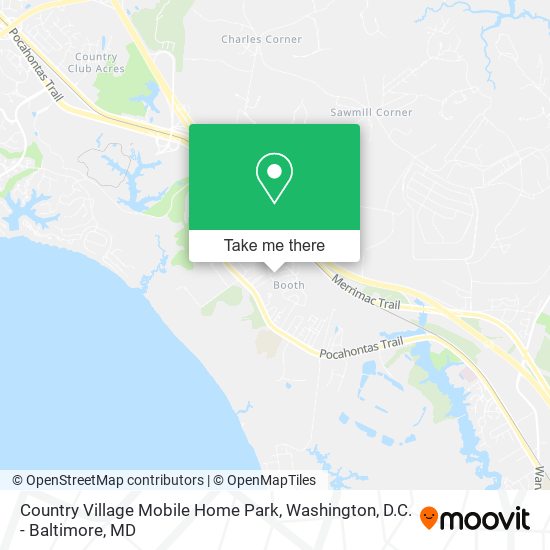 Country Village Mobile Home Park map