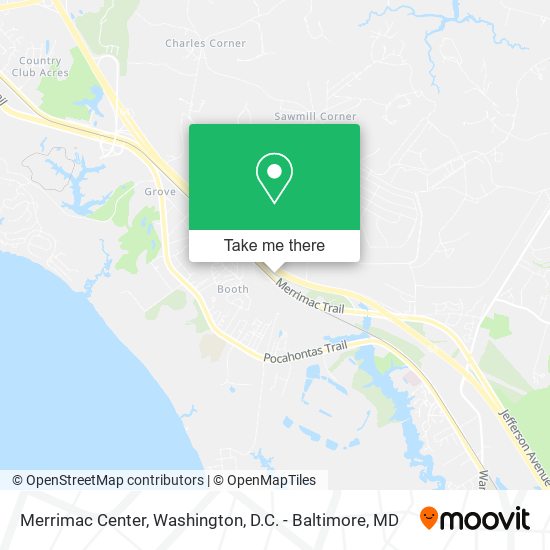 Merrimac Center map