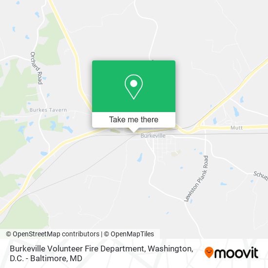 Burkeville Volunteer Fire Department map