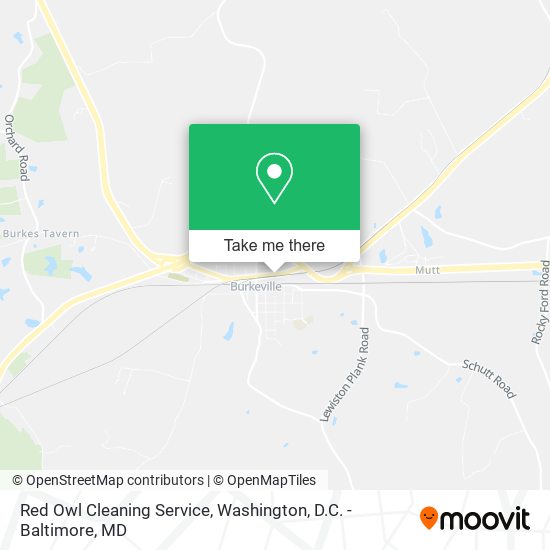 Red Owl Cleaning Service map