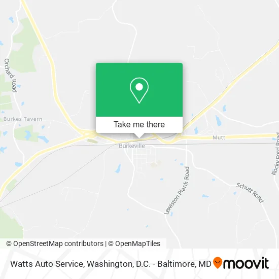 Watts Auto Service map