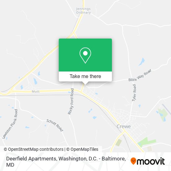 Deerfield Apartments map