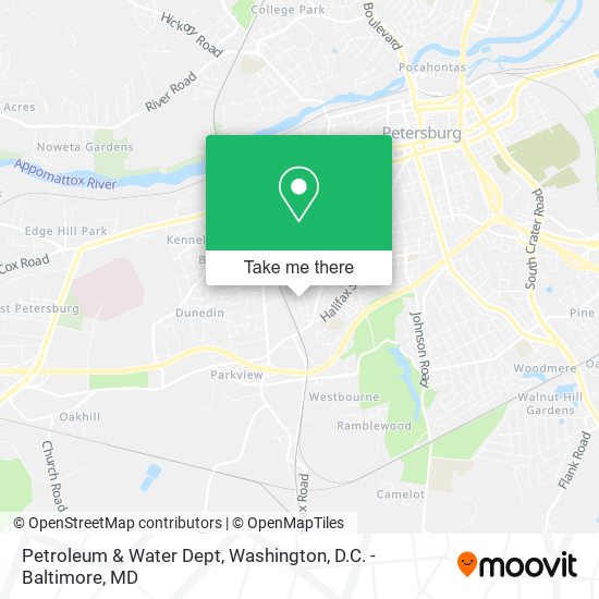 Petroleum & Water Dept map