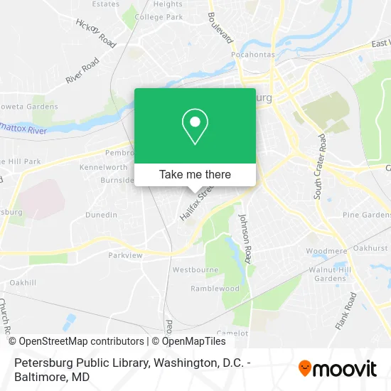 Petersburg Public Library map