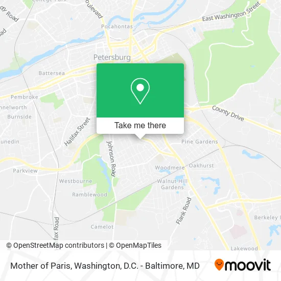 Mother of Paris map
