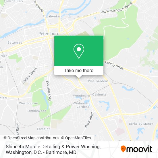 Shine 4u Mobile Detailing & Power Washing map
