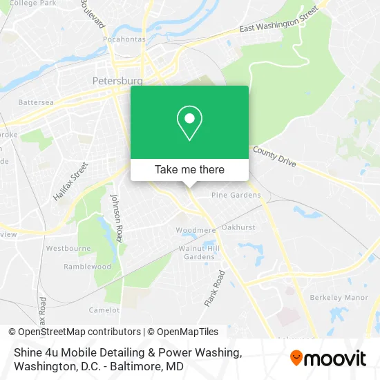 Shine 4u Mobile Detailing & Power Washing map