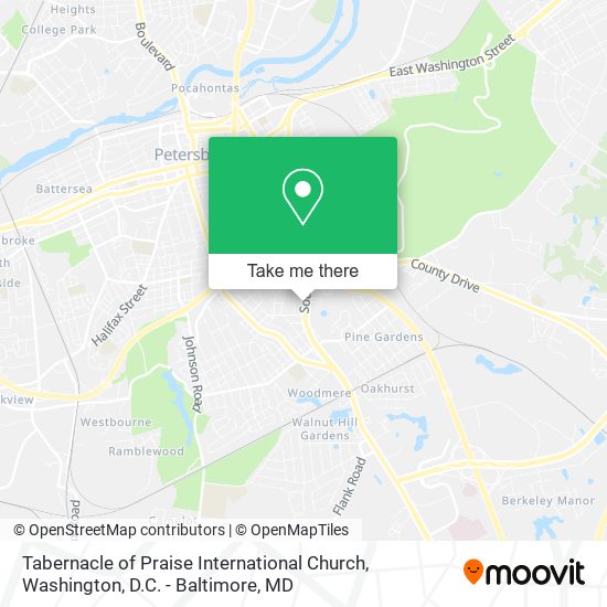 Tabernacle of Praise International Church map