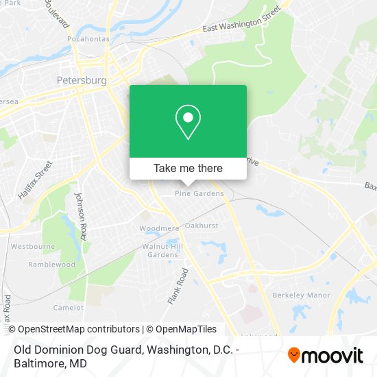 Old Dominion Dog Guard map