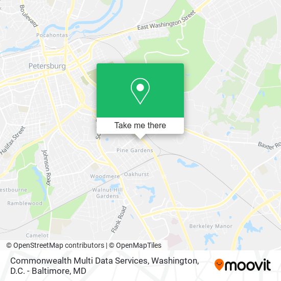 Commonwealth Multi Data Services map