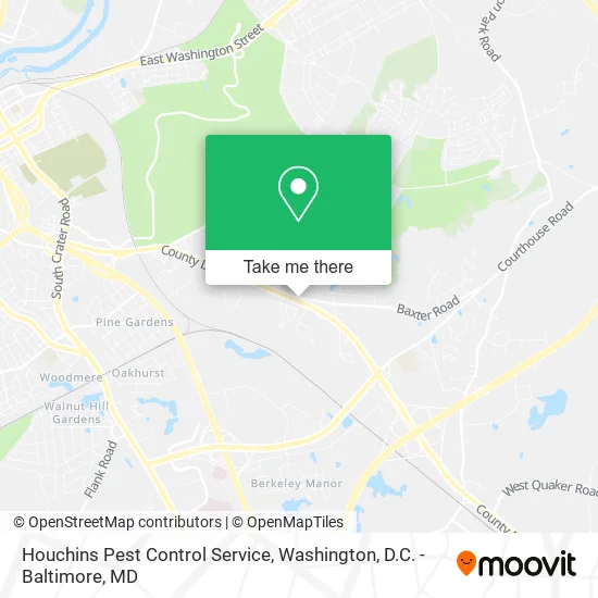 Houchins Pest Control Service map