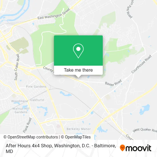 After Hours 4x4 Shop map