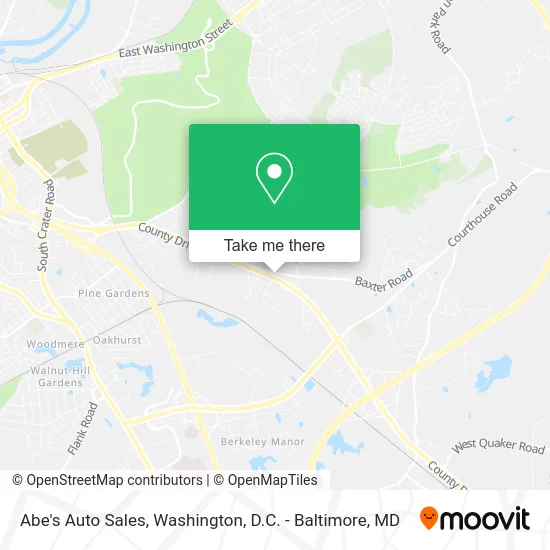 Abe's Auto Sales map