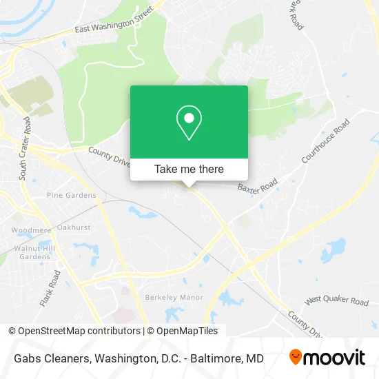 Gabs Cleaners map