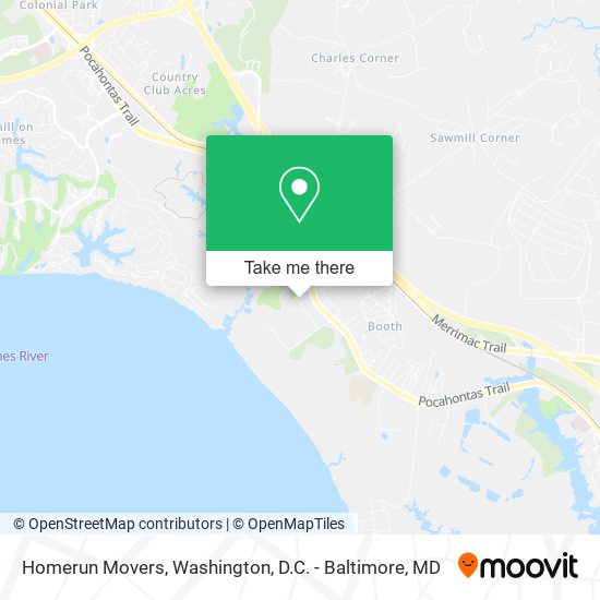 Homerun Movers map