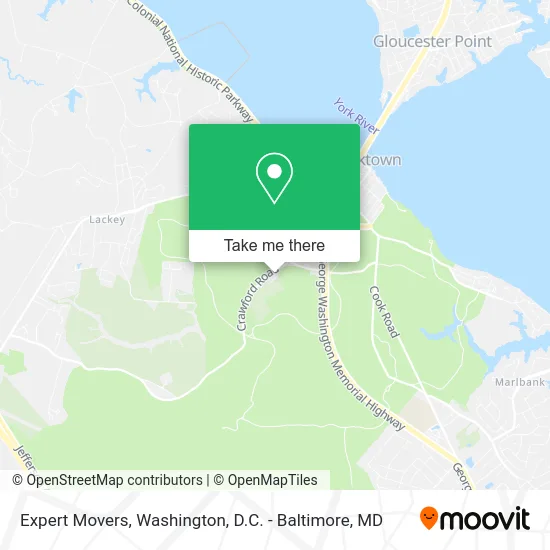 Expert Movers map