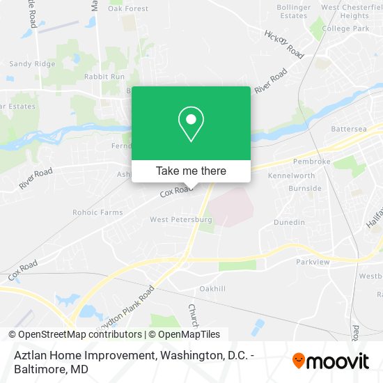 Aztlan Home Improvement map
