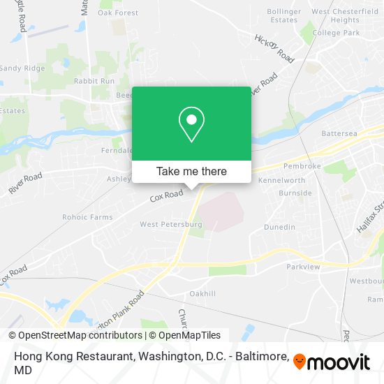 Hong Kong Restaurant map
