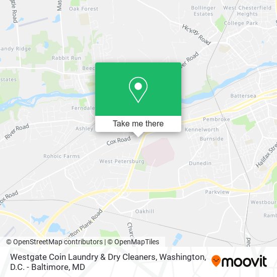 Westgate Coin Laundry & Dry Cleaners map