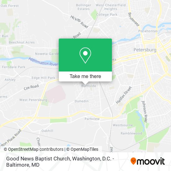 Good News Baptist Church map