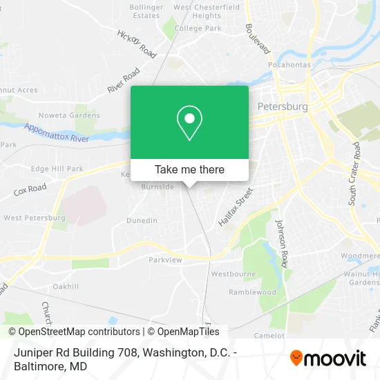 Juniper Rd Building 708 map